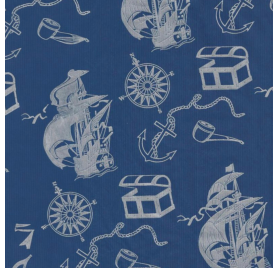 Papel de Embrulho 70cm Maritime Echo