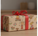 Papel de Embrulho 70cm Playful Pals Patchwork