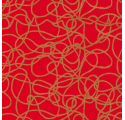 Papel de Embrulho 70cm Scarlet Scribbles