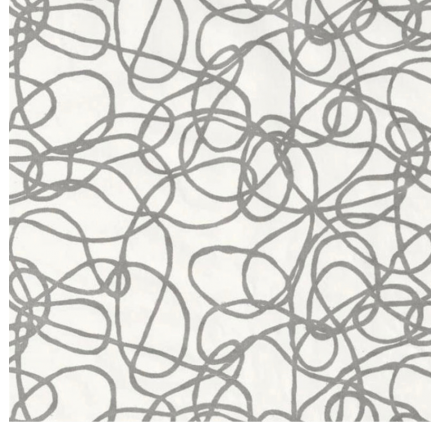 Papel de Embrulho 70cm Graphite Tangle