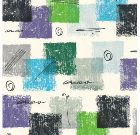Papel de Embrulho 70cm Patchwork Palette