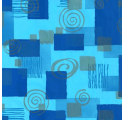Papel de Embrulho 70cm Azure Abstract