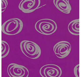 Papel de Embrulho 70cm Violet Vortex