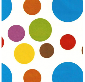 Papel de Embrulho 70cm Kaleidoscope Dots