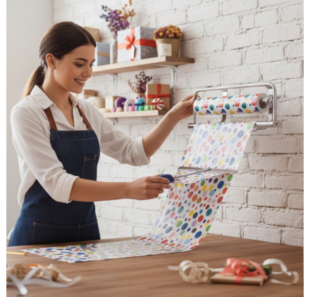 Dispenser da parete per carta regalo