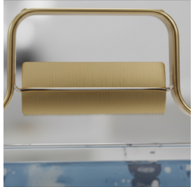 Dispenser carta regalo orizzontale dorato