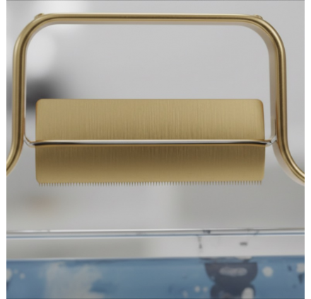 Desenrolador horizontal dourado