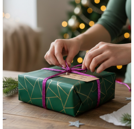 Nastro da Regalo tipo corda rosa
