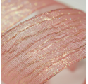 Fita organza rosa - efeito multicolor 50mm x 15m