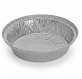 Pack 100 uni. Forma de aluminio redonda 750ml