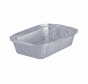 Pack 100 uni. Forma de aluminio retangular 1250ml