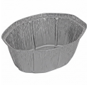 Pack 100 uni. Forma de aluminio oval 2600ml
