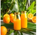 Garrafa para Sumos 250ml com Tampa Dourada