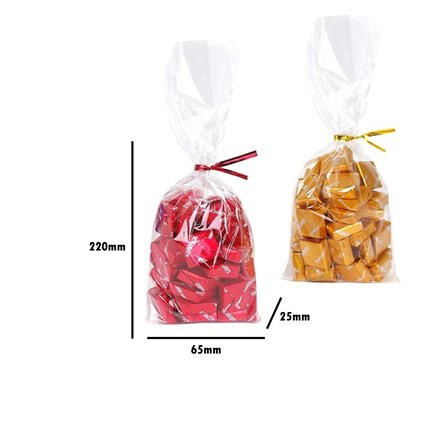 Saco de celofane pp 250grs