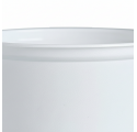 Ciotola di Plastica Bianca per Zuppa 500ml con Coperchio