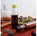 Bottiglia di vetro Pure Lotus 125ml con Tappo di Plastica Nero con Guarnizione