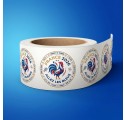 Etichette Mondiali Francia 1 – 40x40mm | Pack x25