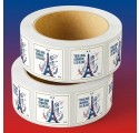 Etiquetas Mundial França 2 – 50x40mm | Pack x25