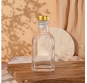 Garrafa de vidro Safira 100ml com tampa de cortiça