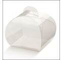 Caixa transparente para amendoas 55x55x50mm
