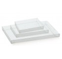 Caixa cassete transparente para bombons e chocolates 225x175x20mm