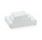 Caixa cassete transparente para bombons e chocolates 195x140x40mm
