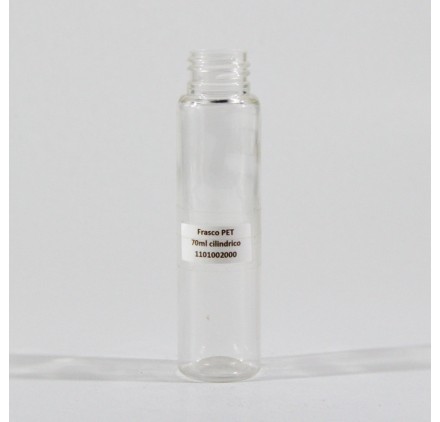 Flacone PET 70ml Cilindrico