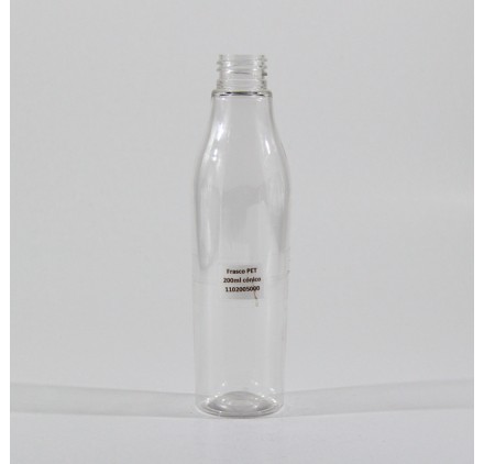 Frasco PET 200ml cónico