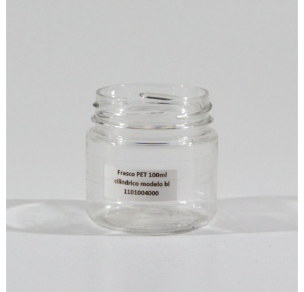 Flacone PET 100ml cilindrico modello BL