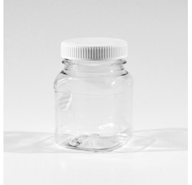 Frasco PET 200ml quadrado modelo bl