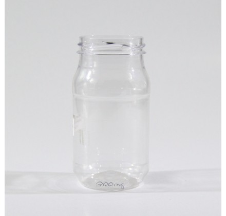 Frasco PET 300ml cilíndrico modelo BL