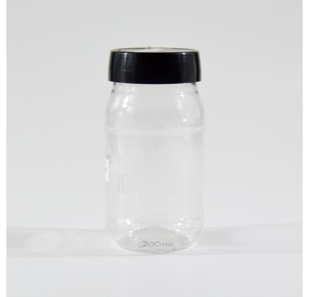 Frasco PET 300ml cilíndrico modelo BL