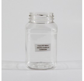 Flacone PET 400ml Quadrato modello BL