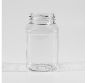 Frasco PET 400ml quadrado modelo bl
