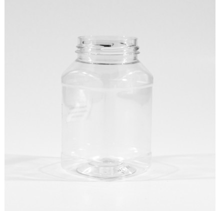 Frasco PET 400ml Quadrado modelo BL