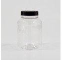 Frasco PET 400ml quadrado modelo bl
