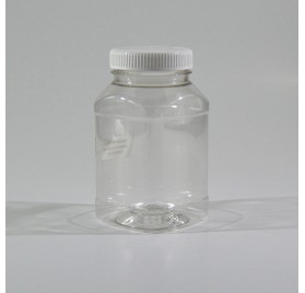 Frasco PET 400ml quadrado modelo bl