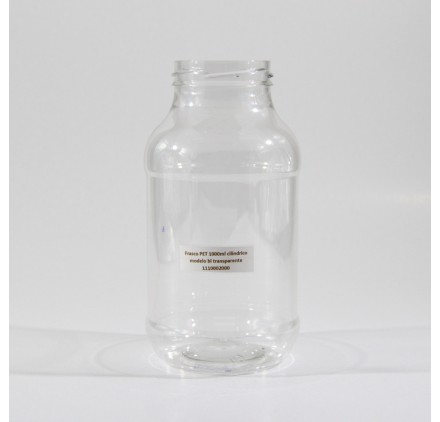 Flacone PET 1000ml cilindrico modello BL
