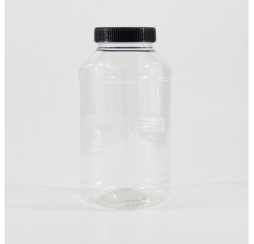 Frasco PET 1000ml quadrado modelo bl