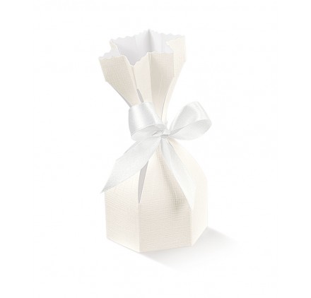 Caixa para brinde seta bianco saccolo 60x120mm