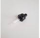 Tampa plastica PP18 com pipeta de vidro 10ml