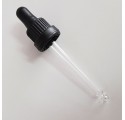 Tampa plastica PP18 com pipeta de vidro 30ml