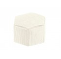 ESAGONO Seta Bianco 60x30