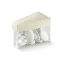 FETTA TORTA C/COP pelle bianco 80x45x50