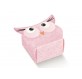 ASTUCCIO GUFO amici rosa 35x35x25