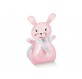 CONIGLIO amici rosa 60x40x110