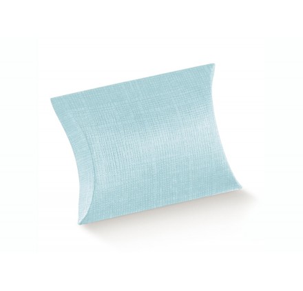 Scatola per brinde - Caixa almofada seta rosa 70x70x25