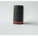 Selo de segurança retratil 29.5 preto com filé vermelho