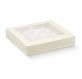PRATICA pelle bianco 160x80x30