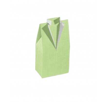 Caixa para brinde CAMICIA seta verdino 50x30x100mm